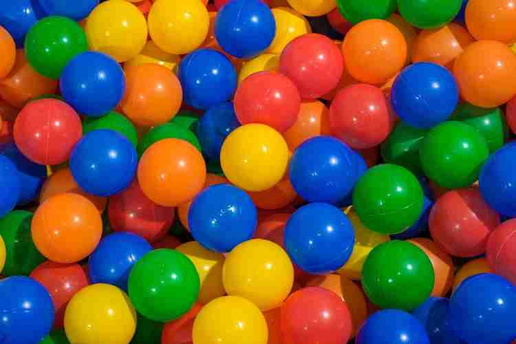 Mini plastic sale balls
