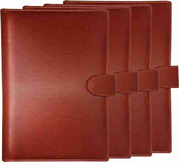 Printdoot.com Leatherette Conference file folder best for  holding important document , A4 - A4