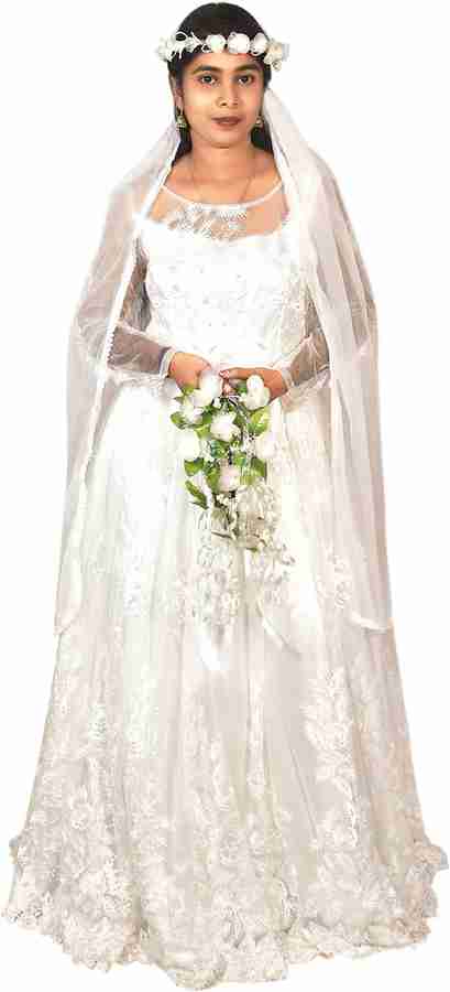 SonChiraiya CHRISTIAN WEDDING GOWN Wedding Dress Train Price in India Buy SonChiraiya CHRISTIAN WEDDING GOWN Wedding Dress Train online at Flipkart
