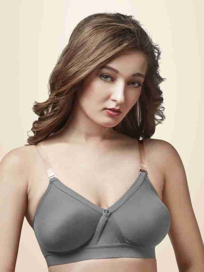 Buy TRYLO ALPA WOMEN'S HOSIERY COTTON NON-PADDED NON-WIRED MOLDED FULL  COVERAGE BRA ALPA Red 34G Online at Best Prices in India - JioMart.