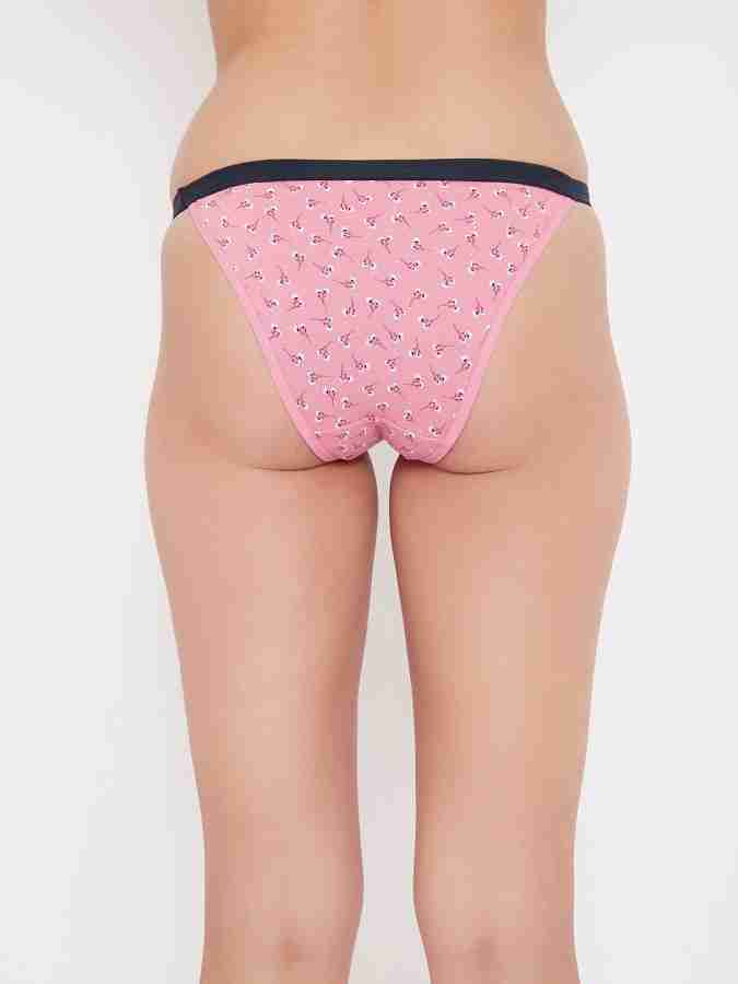 Clovia Women Bikini Pink Panty - Buy Clovia Women Bikini Pink Panty Online  at Best Prices in India
