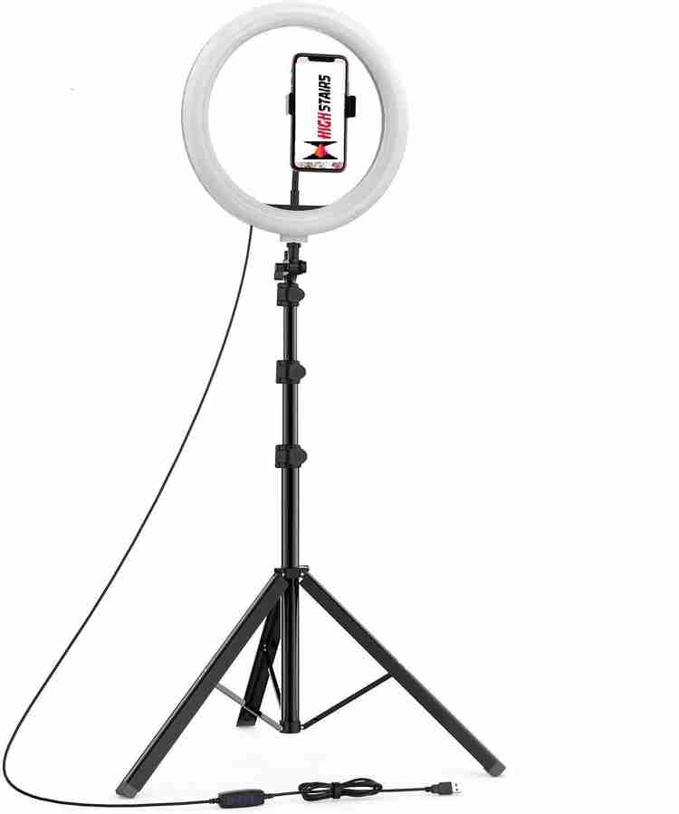 JAMMY ZONES Big Selfie Ring Light 10 with 7ft Tripod Stand for video Reels Studio J126 Ring Flash JAMMY ZONES Flipkart
