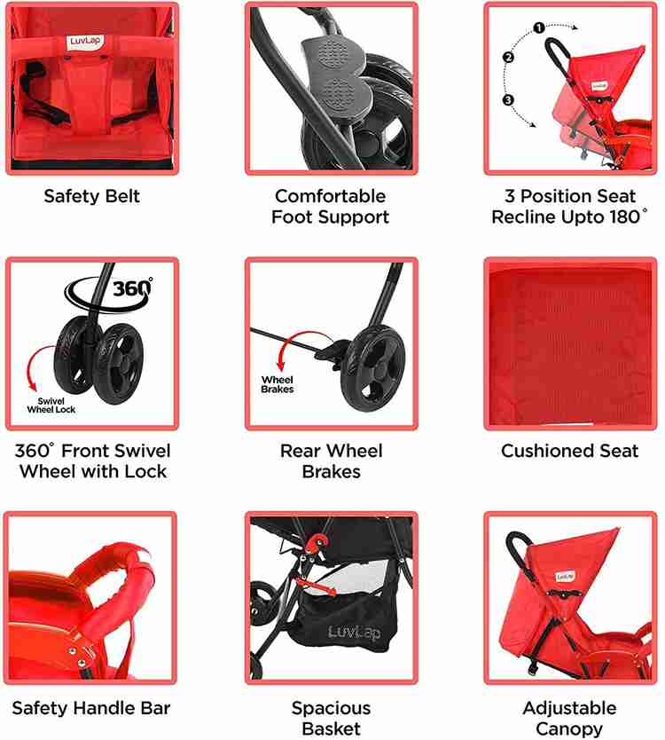 Luvlap apollo baby stroller store