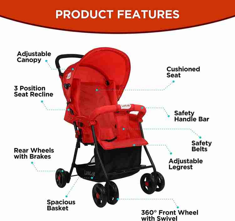 Luvlap apollo baby stroller sale