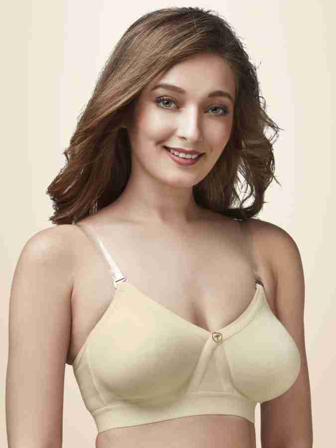 Buy TRYLO ALPA WOMEN'S HOSIERY COTTON NON-PADDED NON-WIRED MOLDED FULL  COVERAGE BRA ALPA Beige 32C Online at Best Prices in India - JioMart.