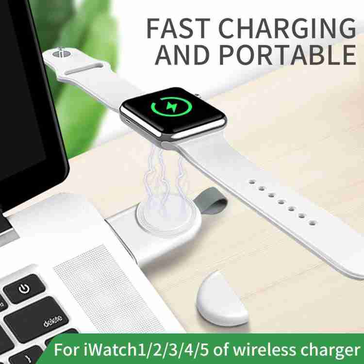 HIVAGI Watch Charger Magnetic Portable Wireless iWatch Charger for
