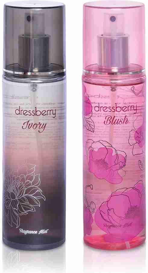 Dressberry Blush and Ivory Combo Pack Body Mist For Women