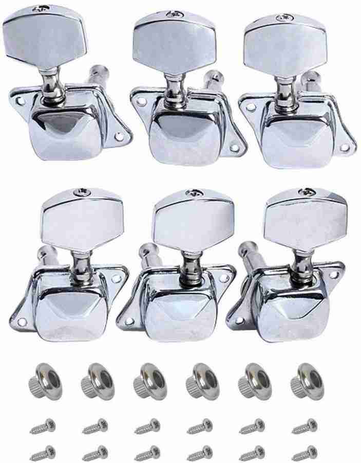 SPEHUB Tuning Peg Silver for Acoustic Guitar Parts Tuners Keys 3R 3L 6 PCS Automatic Analog Tuner Price in India Buy SPEHUB Tuning Peg Silver for Acoustic Guitar Parts Tuners Keys 3R 3L 6 PCS