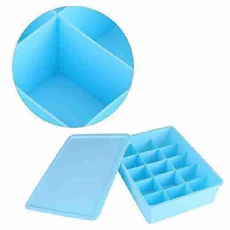 Philocaly Enterprise Plastic 15 Grid Storage Box, Underwear and