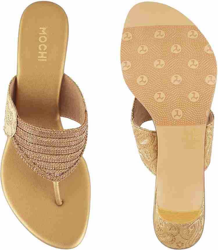 MOCHI Women Gold Heels - Buy MOCHI Women Gold Heels Online at Best Price -  Shop Online for Footwears in India