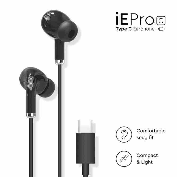 Number Wired Type C Earphones with Mic for All Type C port Device