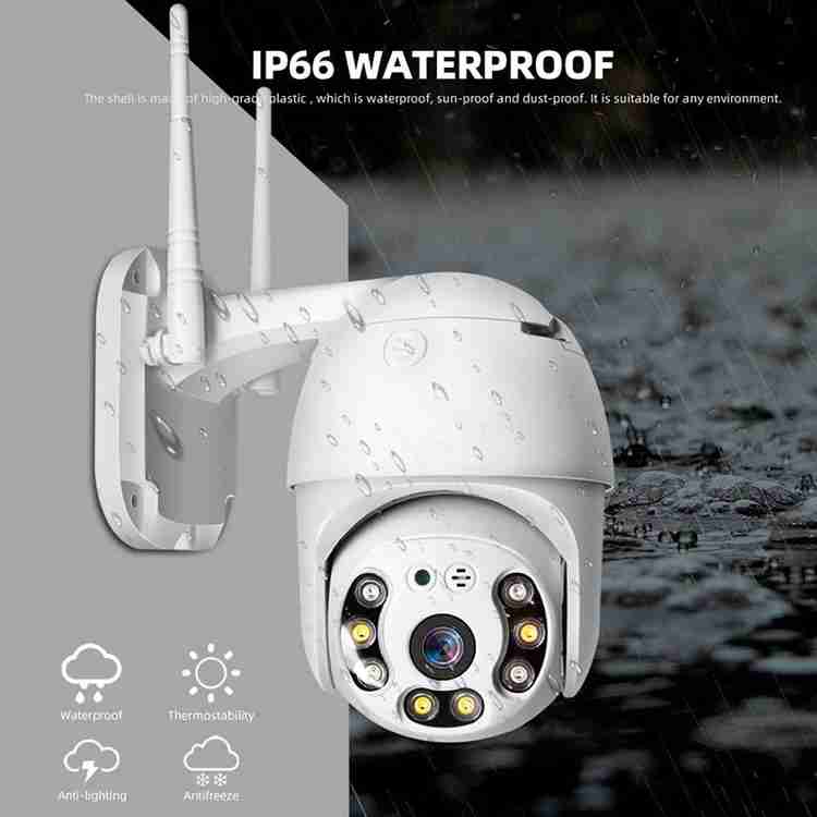 Rotating outdoor security camera top