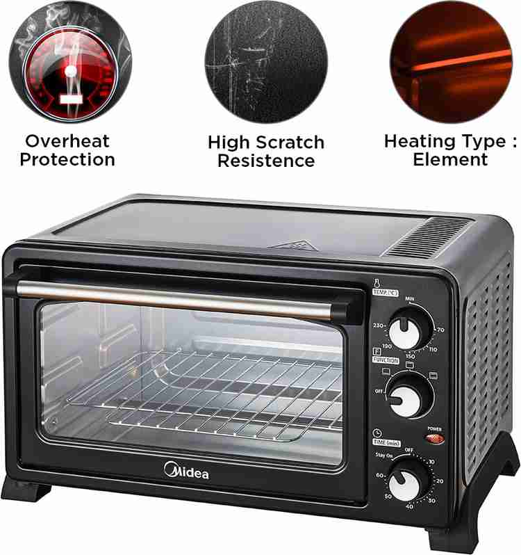 Midea 25 Litre Oven Toaster Grill OTG Price in India Buy Midea 25 Litre Oven Toaster Grill OTG online at Flipkart