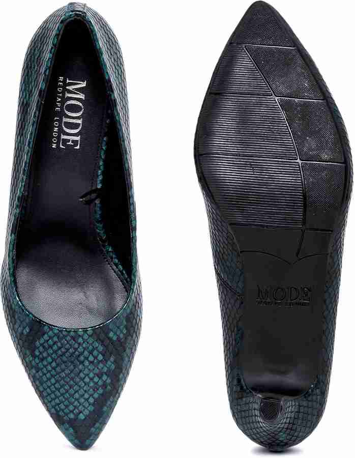 Red tape pointed sales shoes