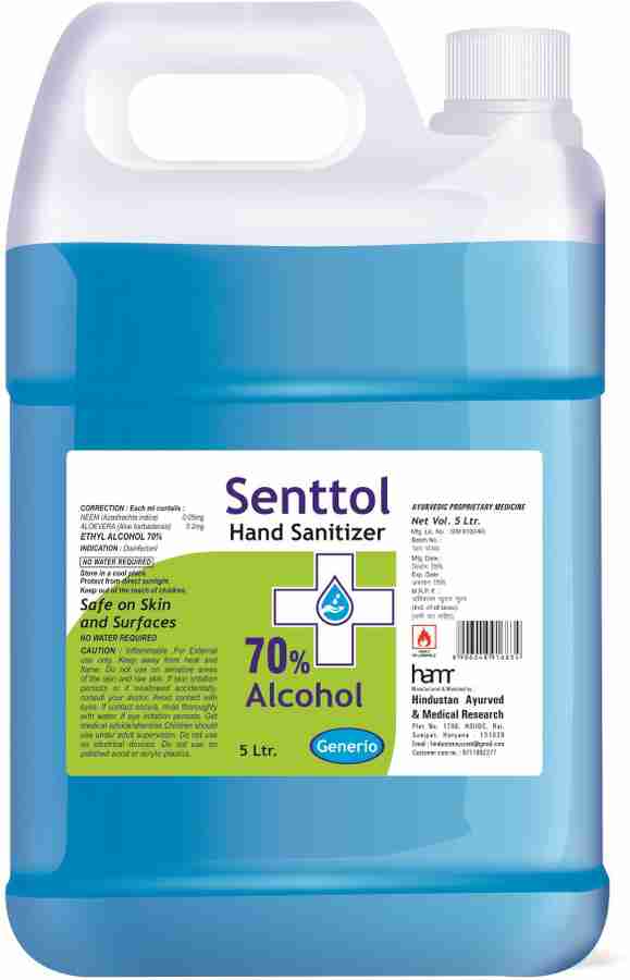 senttol HAND SANITIZER 5 LITER 5LTR 5000 ML 5 LITRE 70 ALCOHOL Hand Sanitizer Can Price in India Buy senttol HAND SANITIZER 5 LITER 5LTR 5000 ML 5 LITRE 70 ALCOHOL