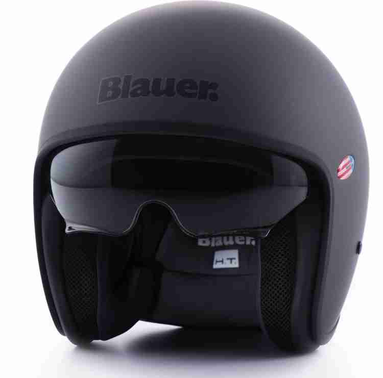 Steelbird Blauer Pilot ISI/ECE Certified Open Face Helmet Motorbike Helmet  - Buy Steelbird Blauer Pilot ISI/ECE Certified Open Face Helmet Motorbike  Helmet Online at Best Prices in India - Motorbike