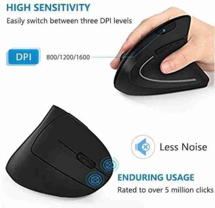 microware Ergonomic Mouse, Vertical Wireless Mouse - Rechargeable 2.4GHz  Optical Vertical (Vertical-Mouse) Wireless Optical Gaming Mouse - microware  