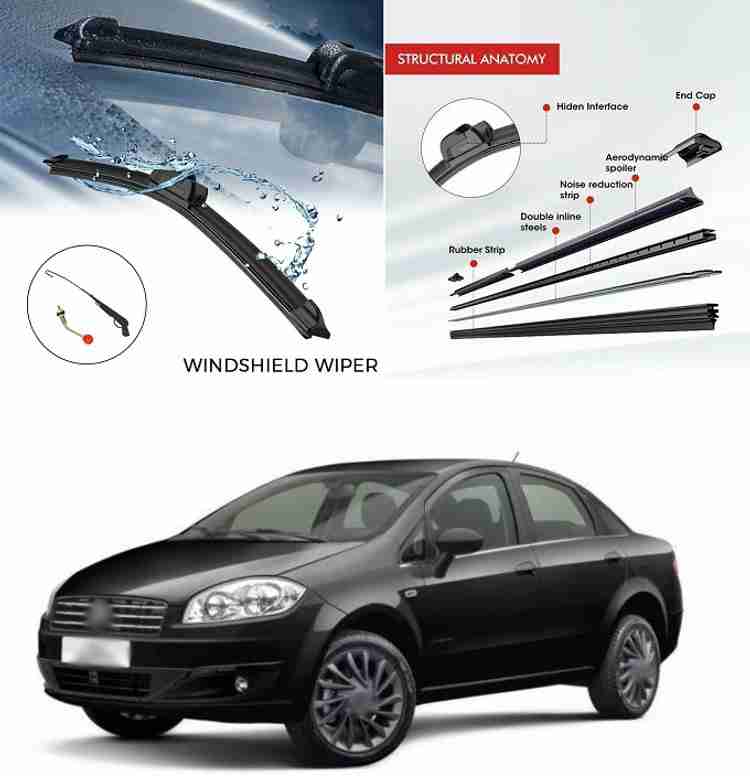 PECUNIA Windshield Wiper For Fiat Linea Price in India Buy