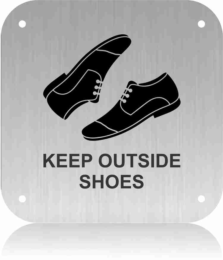 Keep shoes online outside logo