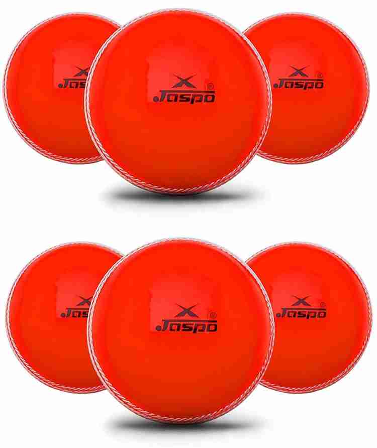 Jaspo T-20 PVC Cricket Synthetic Orange Balls (Pack of 6) Cricket