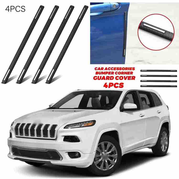 PRTEK 4pcs Car Accessories Bumper Corner Guard Cover Anti Scratch