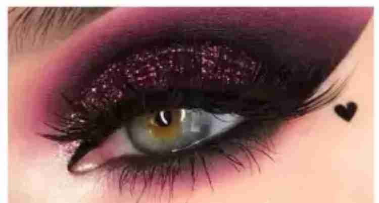 Maroon glitter eyeshadow sale