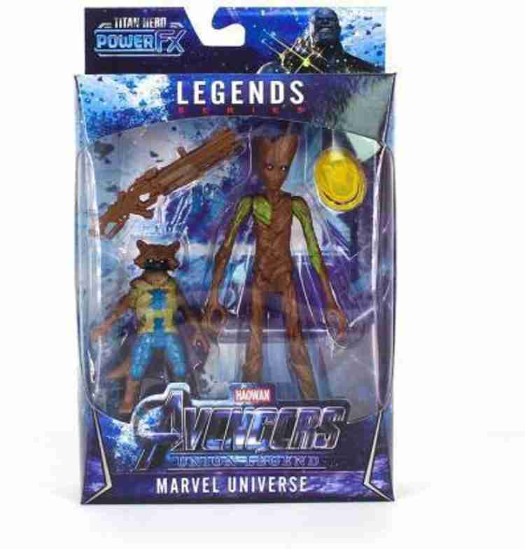 Groot and store rocket toy