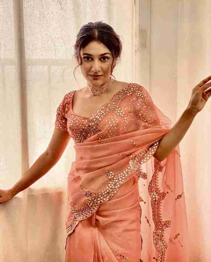 Flipkart mirror work saree 2025