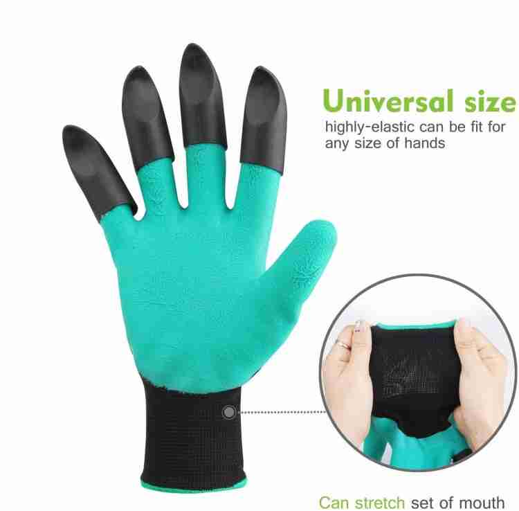 FLYDER Garden Washable Puncture Proof Gardening Gloves with Claws in Its  Right Hand, for Digging, Gardening, Planting and Pruning, Perfect Gardening  Tool Gardening Shoulder Glove Price in India - Buy FLYDER Garden