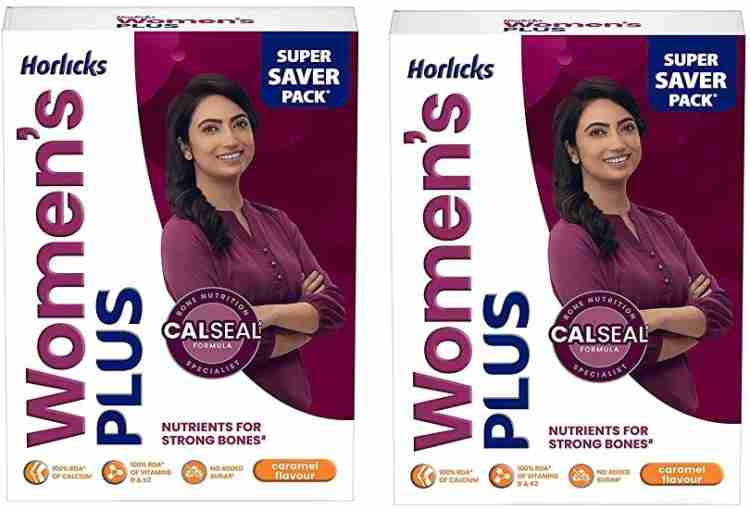 HORLICKS Women's Plus Calseal 400 Gram Pack of 2 Refill Price in