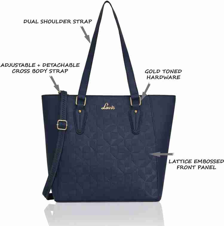 Buy LAVIE Women Blue Handbag Navy Online Best Price in India Flipkart