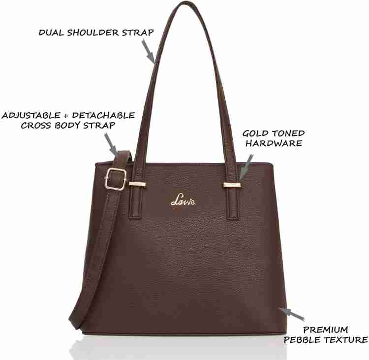 Buy LAVIE Women Brown Shoulder Bag BROWN Online Best Price in India Flipkart