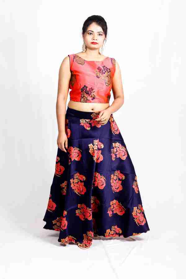 WESTERN BANGLA Floral Print Stitched Lehenga Choli Buy WESTERN BANGLA Floral Print Stitched Lehenga Choli Online at Best Prices in India Flipkart