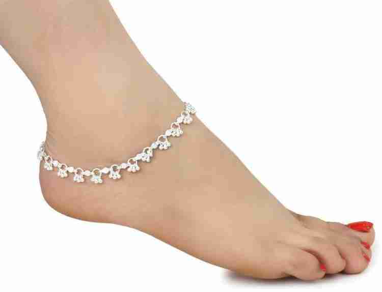 20 grams silver anklets sale