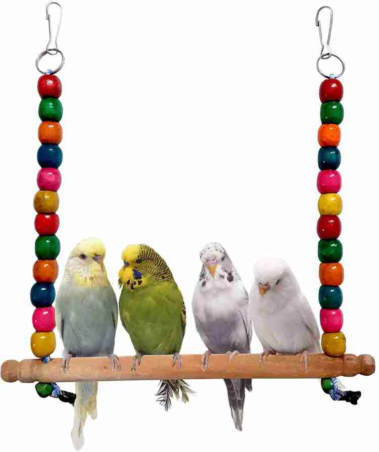 Emily Pets Hanging Toy Bird Swing Toys Chew Toys for Small Birds Parrots Parakeets Budgies Cockatiels Love Bird Pack of One Bird Play Stand Price in India Buy Emily Pets Hanging Toy