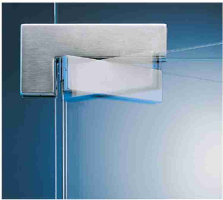 max deals Glass Door Patch Fitting Big-L Patch for 10-12 mm Glass