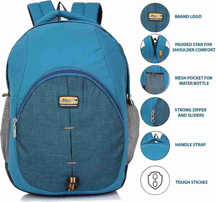 Aliya For School Collage With High Quality 3 Compartments 42 L Backpack FIROZI Price in India Flipkart