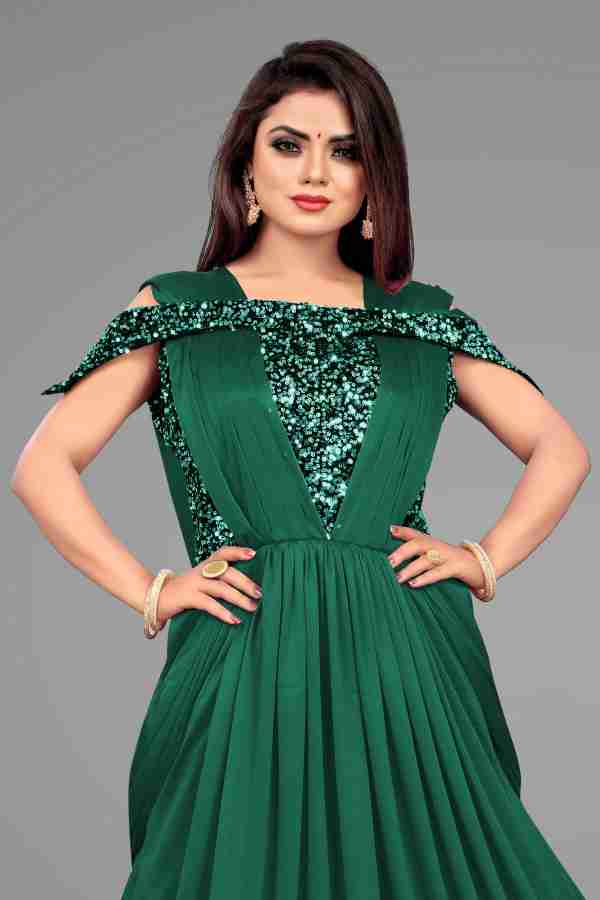 SHOP LADY Flared A line Gown Price in India Buy SHOP LADY Flared