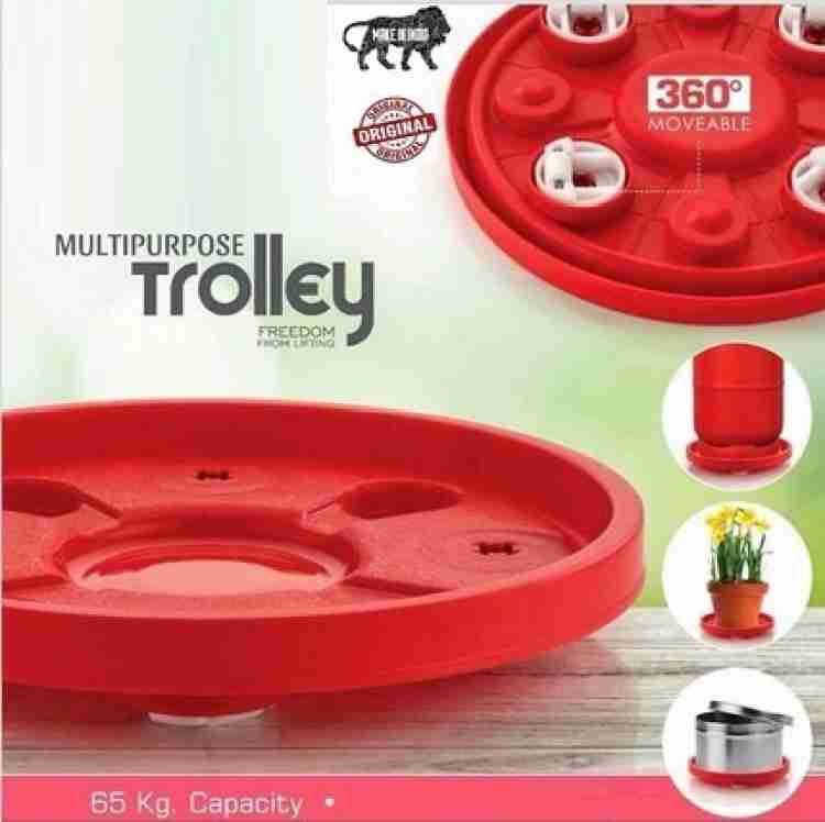 BadiWal modular kitchen Gas Cylinder Trolley with Wheels