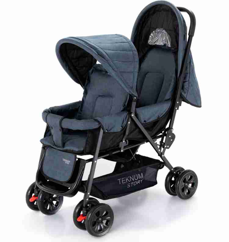 Chic 4 cheap baby double pram