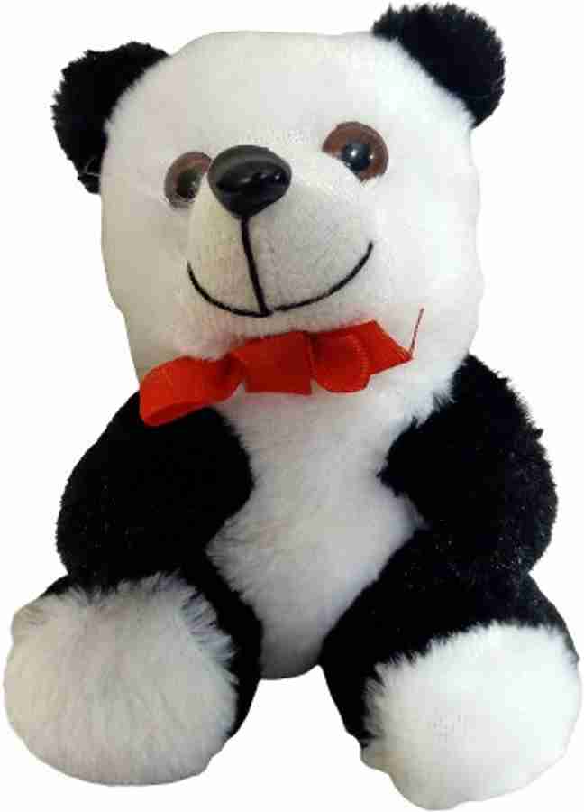 Black white sales teddy bear