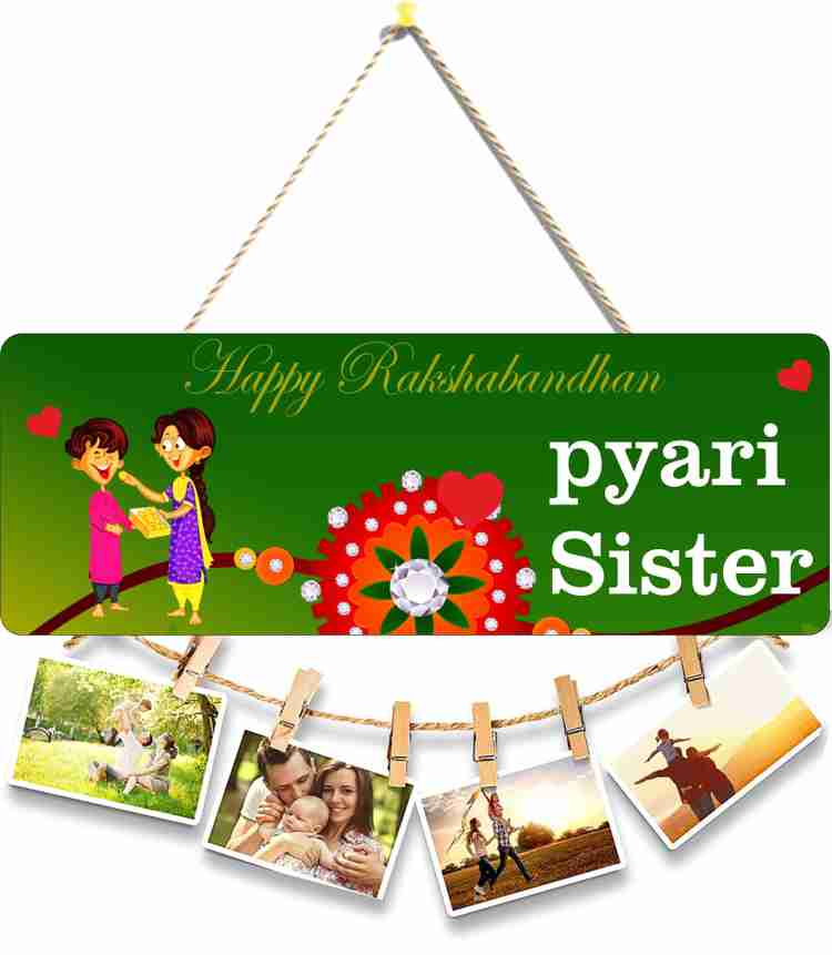 Happy Rakshabandhan Beautiful Wooden Wall Hanging For Home 1 Original Imagckzjhuvqp6