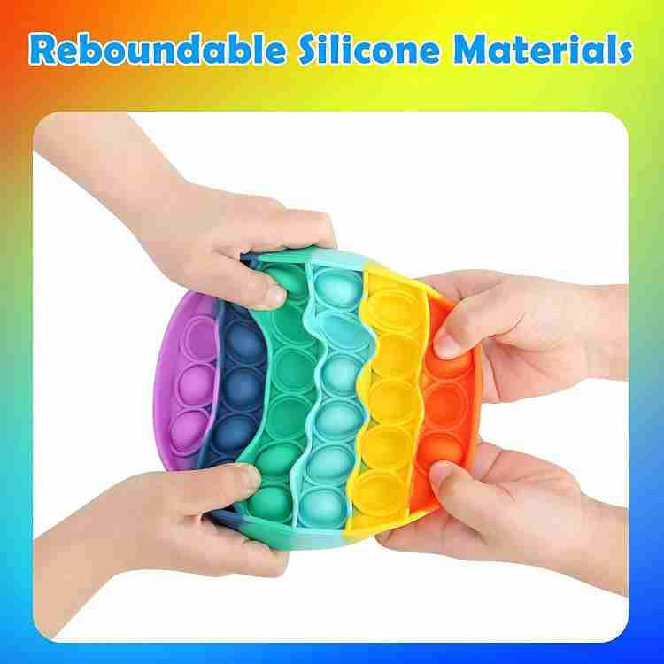 AKTOM Pop Bubble Fidget Sensory Push Toy ( ROUND SHAPE) Price in