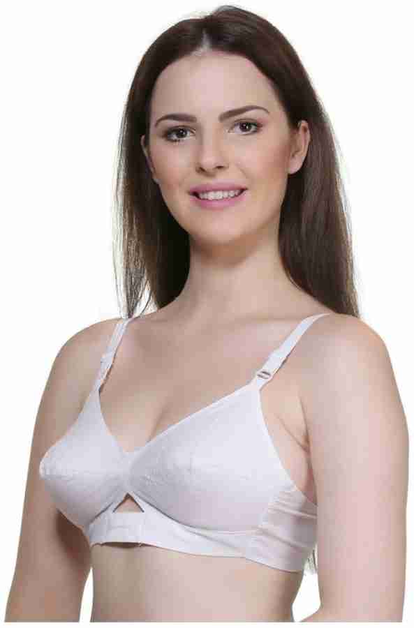 Buy Betterfix Women's Cotton Non-Padded Non-Wired Bra  (BF/3210/white/36/001_White_36) at