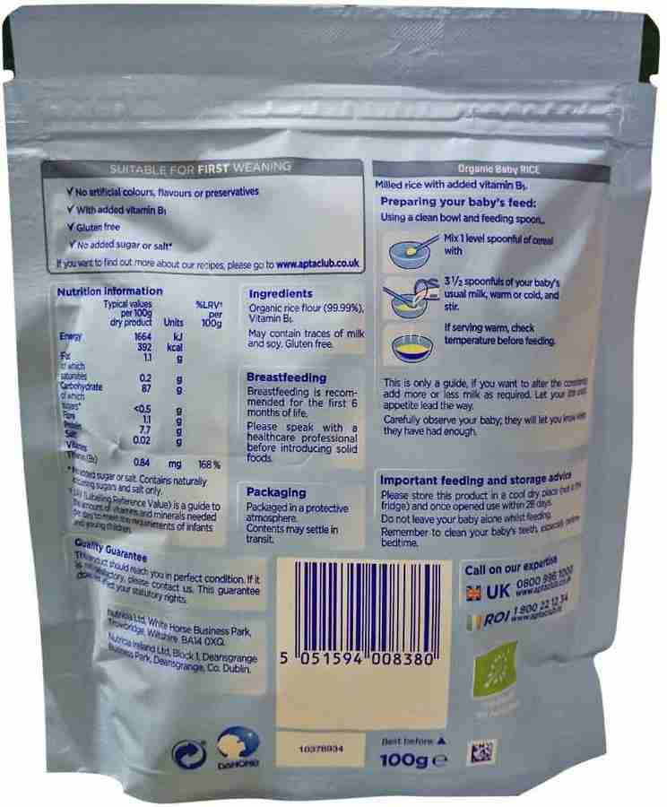 Aptamil rice hotsell