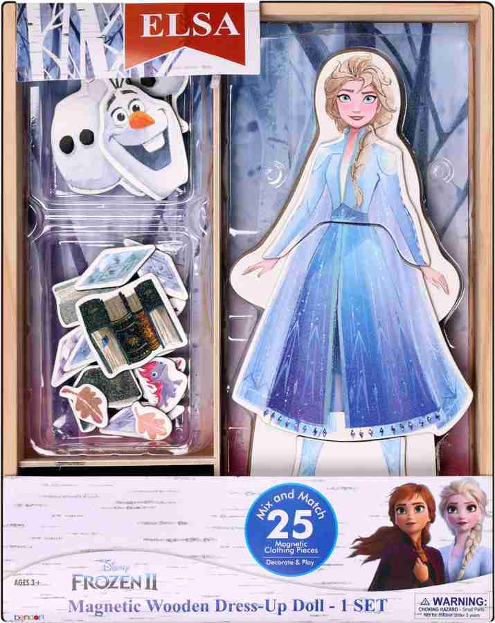 Elsa magnetic online dress up doll