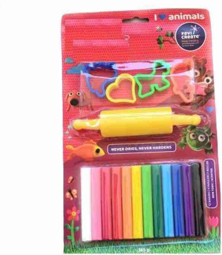 Crazy Kraft Modeling Clay For Kids MULTICOLOR Art Clay Price in