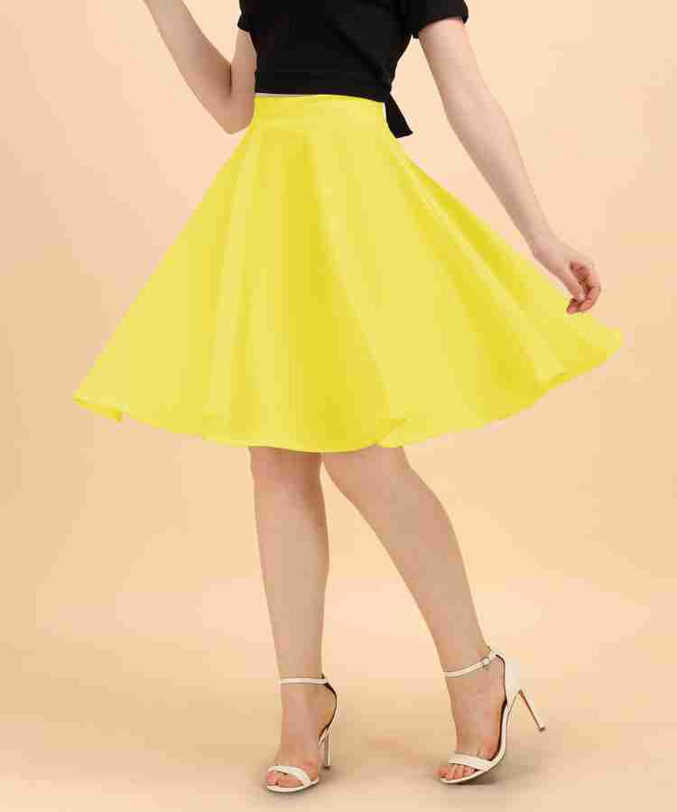 Yellow skirts online flipkart hot sale