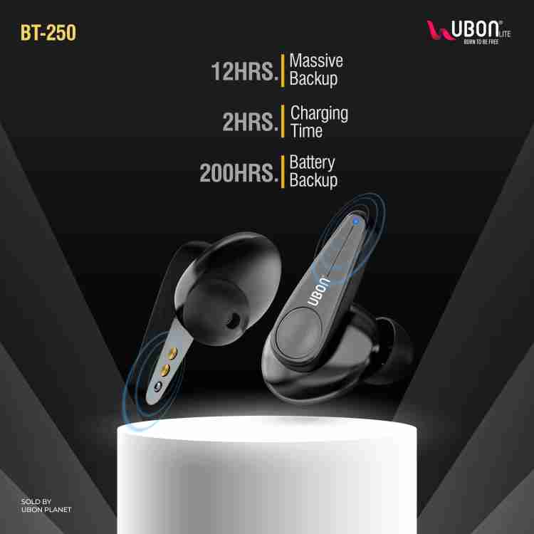 Ubon BT 250 Bluetooth Headset Price in India Buy Ubon BT 250