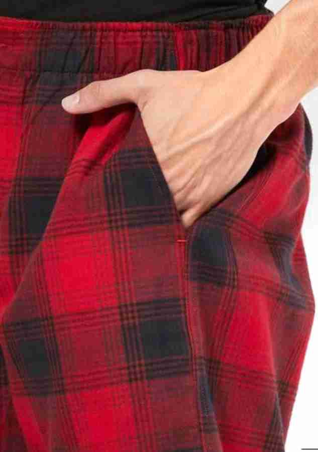 Netplay Checkered Men Red Bermuda Shorts Buy Netplay Checkered
